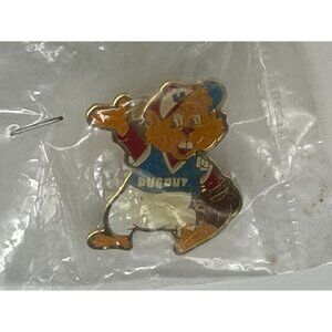 Vintage Little League Pin 1985 Dugout Bear Original Baseball Softball NEW SEALED